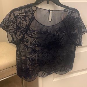 Lace crop top